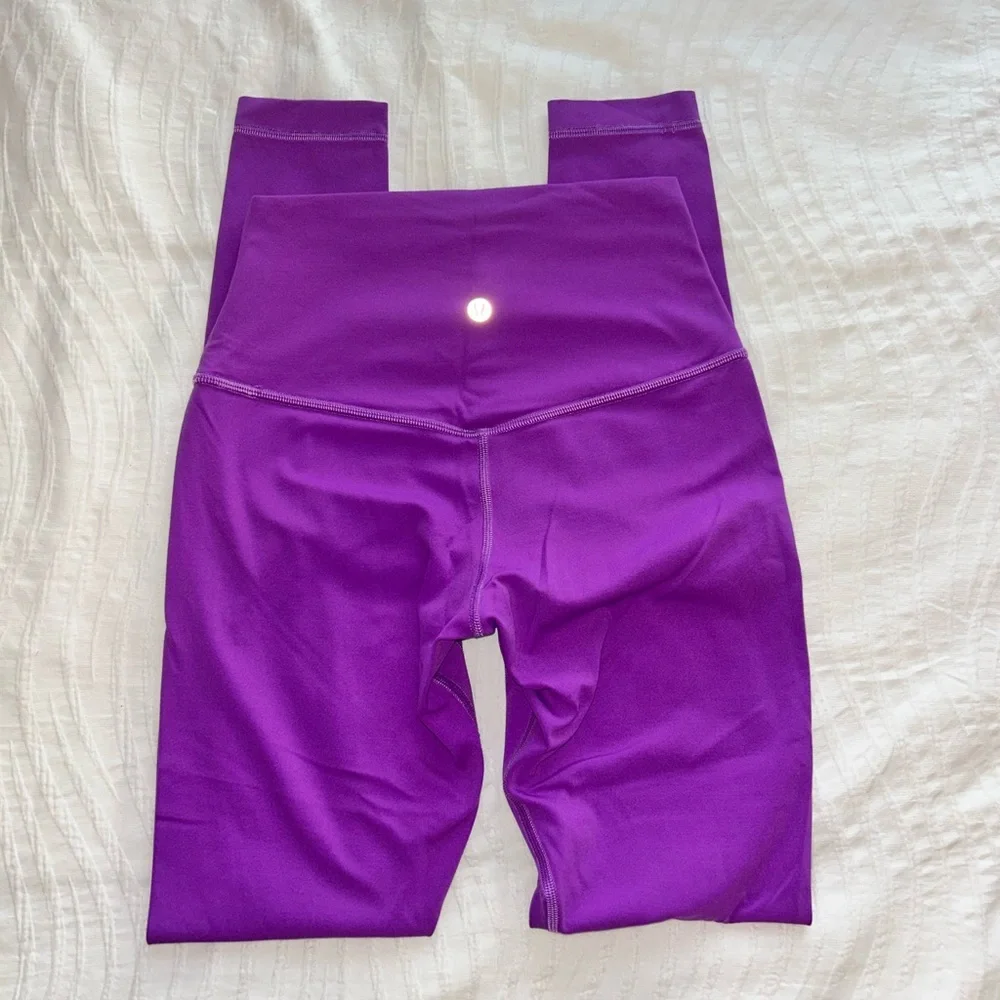 lululemon Align High Rise Pant 28” Moonlit Magenta - Picture 2 of 5